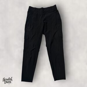 Athleta Women's Cargo Pants Size 6 Black Comfortable Stylish Activewear W08